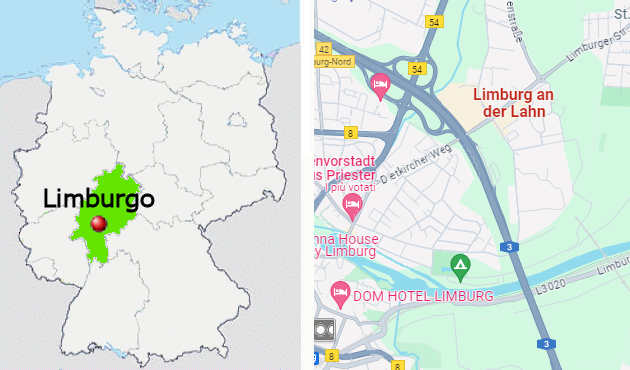 Limburgo - carta stradale online