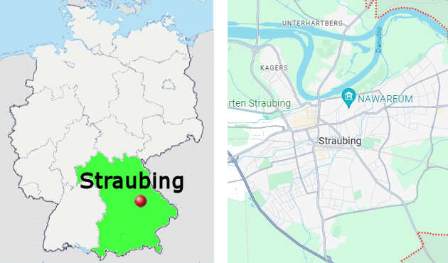 Carta stradale online di Straubing