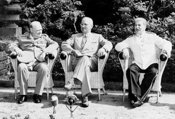 I partecipanti alla conferenza di Potsdam 1945