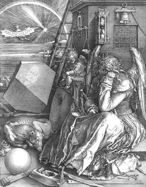 "Melancholia I" incisione di Drer (1500)