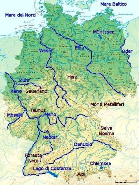 La geografia della Germania