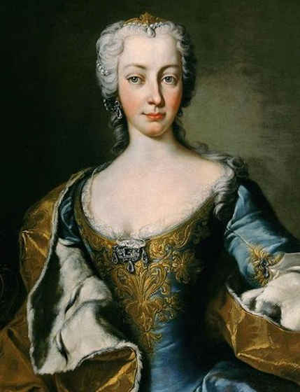 Maria Teresa d'Asburgo, all'et di 23 anni