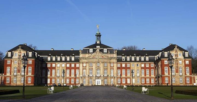 Il castello di Mnster, oggi sede dell'Universit