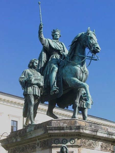 Ludwigstrae - Statua di Ludwig I