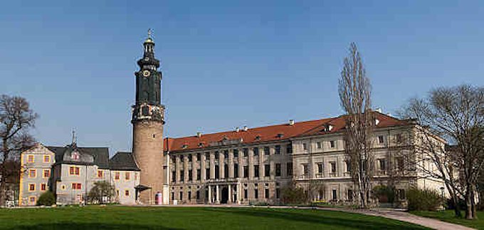 Lo "Stadtschloss" (castello della città) di Weimar