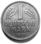 Le banconote e le monete del Marco tedesco