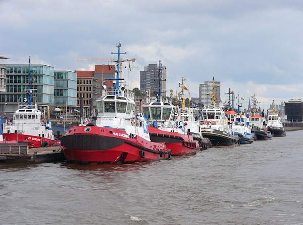 Nel porto di Amburgo