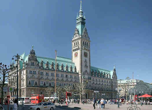 Il municipio di Amburgo