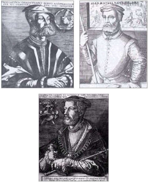 Tre dei protagonisti degli Anabattisti di Münster