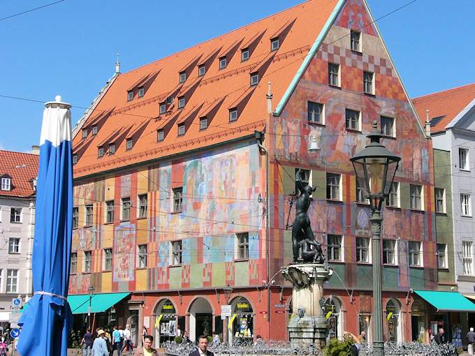 Augusta - il palazzo storico Weberhaus