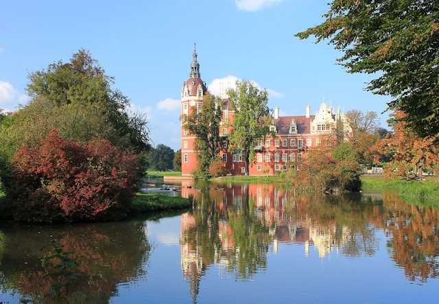 Il nuovo castello nel parco di Bad Muskau