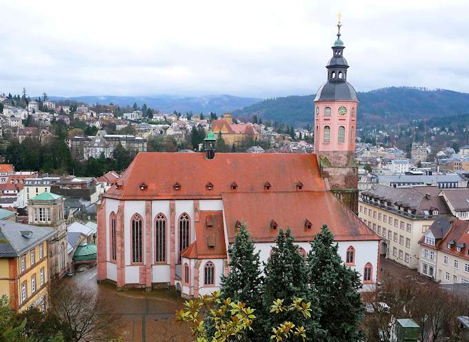 La chiesa Stiftskirche a Baden-Baden