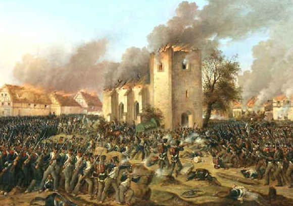 La "battaglia delle nazioni", vicino a Lipsia (1813)