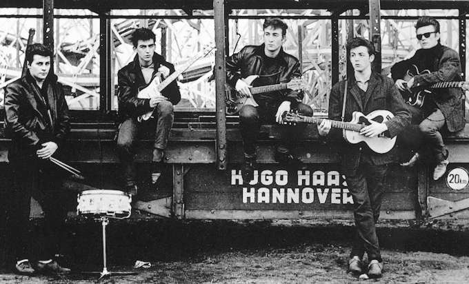 I Beatles nel 1960, prima di andare ad Amburgo