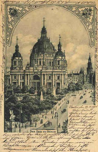 Il Duomo di Berlino - 1901