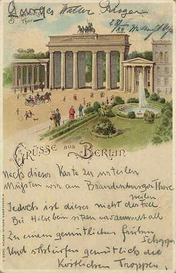 Porta di Brandeburgo - 1902