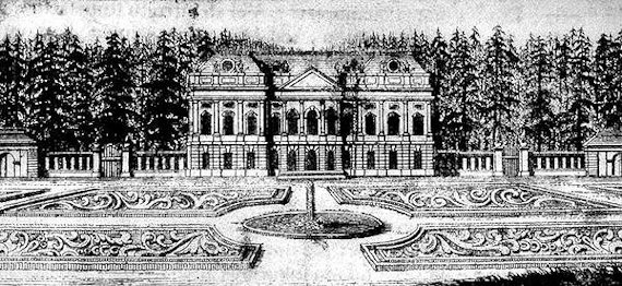 Il castello Charlottenburg nel 1699