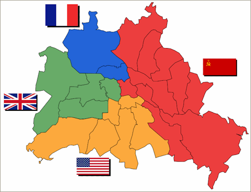 La divisione di Berlino 1949-1990