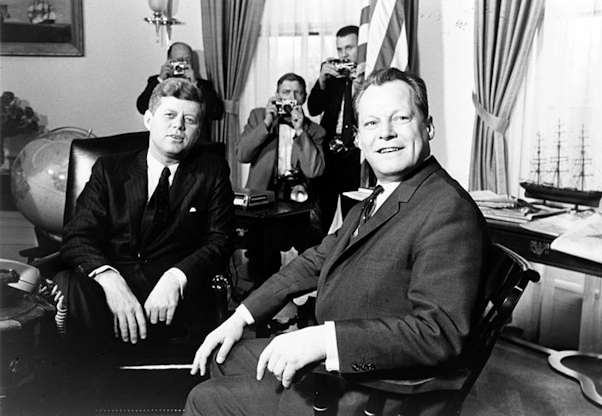 Willy Brandt e John F. Kennedy (1961)