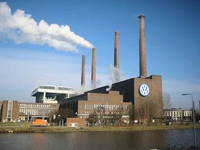 La fabbrica della Volkswagen a Wolfsburg