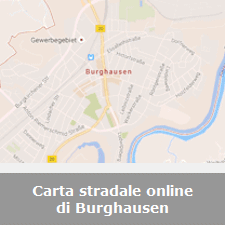 Burghausen - carta stradale online