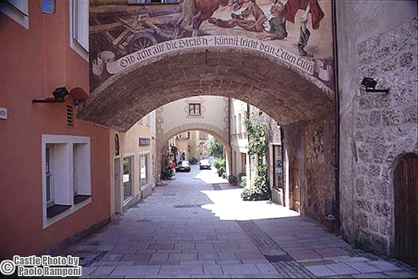 Il centro di Burghausen