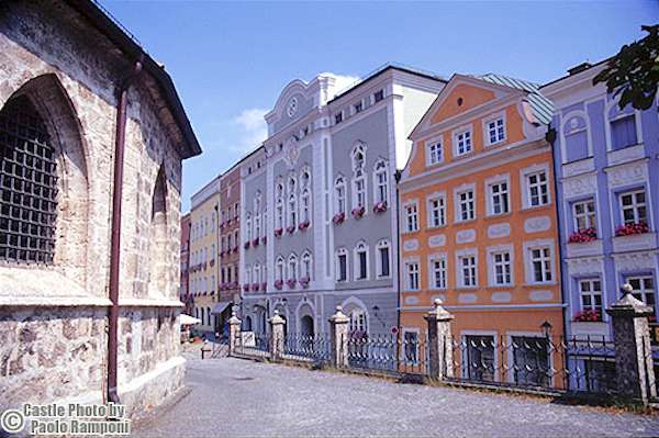 Il centro di Burghausen