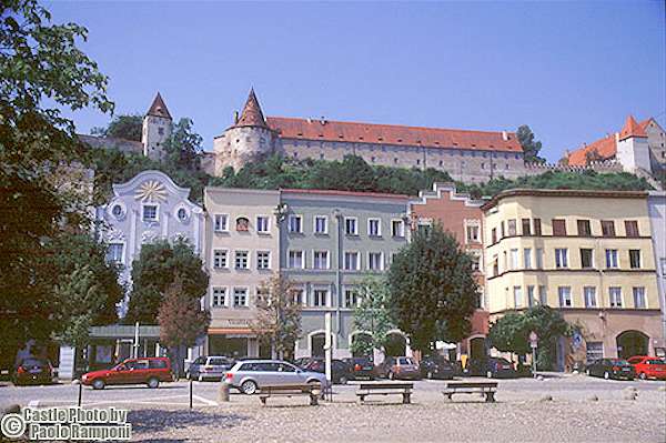 Il centro di Burghausen