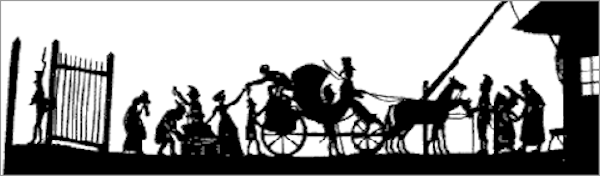 Si parte per un viaggio, Silhouette dell'epoca