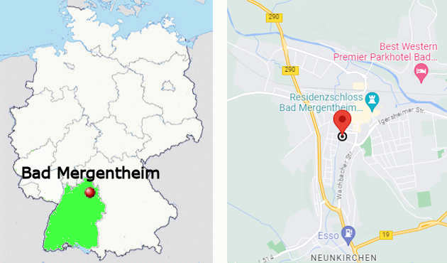 Carta stradale online di Bad Mergentheim