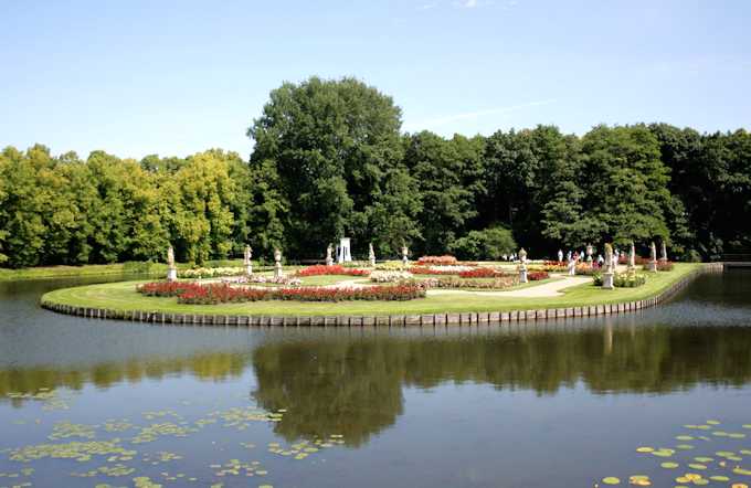 Il parco del castello di Anholt