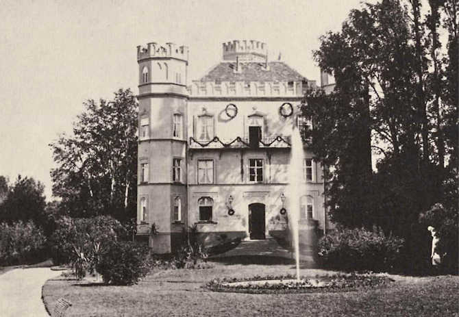 Il castello di Berg, nel 1886