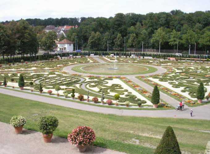 Castello Ludwigsburg - una parte del parco