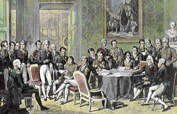 I capi di stato durante il Congresso di Vienna