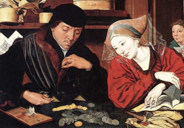 Marinus van Reymerswaele: Il banchiere e sua moglie