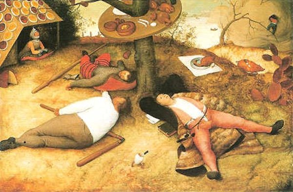 Peter Bruegel il Vecchio: Il paese della cuccagna