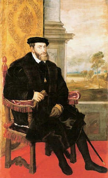 Tiziano: Carlo V seduto