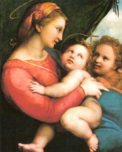 Raffaello: Madonna della tenda