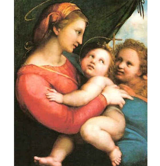 Raffaello: Madonna della tenda