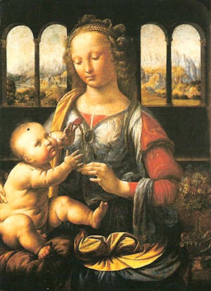 Leonardo da Vinci: Madonna del garofano