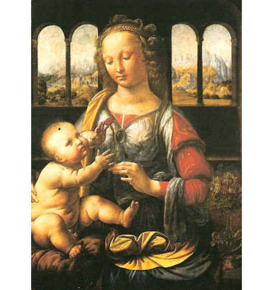 Leonardo da Vinci: Madonna del garofano