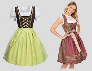 I vestiti tradizionali della Baviera