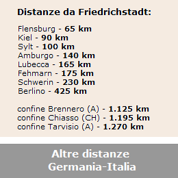 Distanze chilometriche Italia-Germania