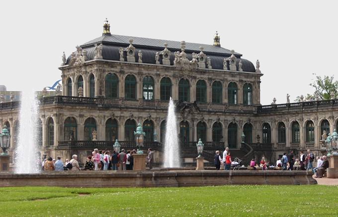 Dresda - il castello barocco 'Zwinger'