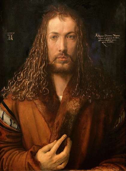 Autoritratto di Dürer a 28 anni