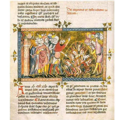 1350: uccisione di ebrei ritenuti responsabili per la peste