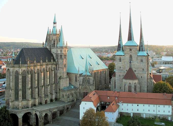 Erfurt - la collina del duomo