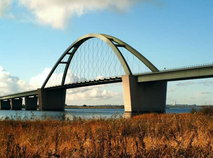 Il ponte che collega Fehmarn con la terraferma