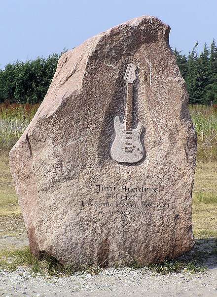 Fehmarn - Monumento commemorativo a Jimi Hendrix
