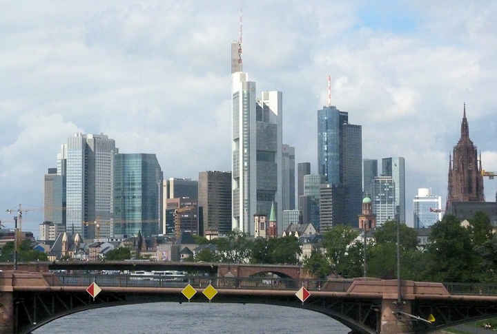 I grattacieli di Francoforte sul Meno